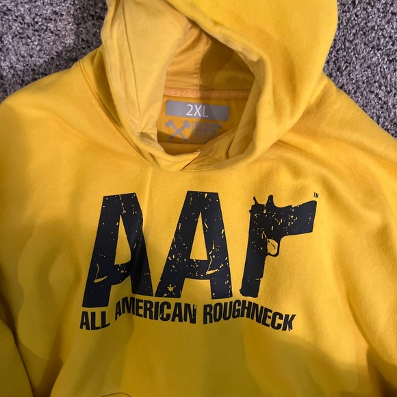 All American roughneck 2XL hooded sweat shirt. Worn less than 5 times. - Picture 3 of 3